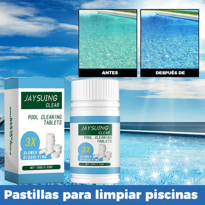 🔥Compra uno y llévate otro gratis (2 botellas) de pastillas efervescentes para una limpieza rápida de piscinas.