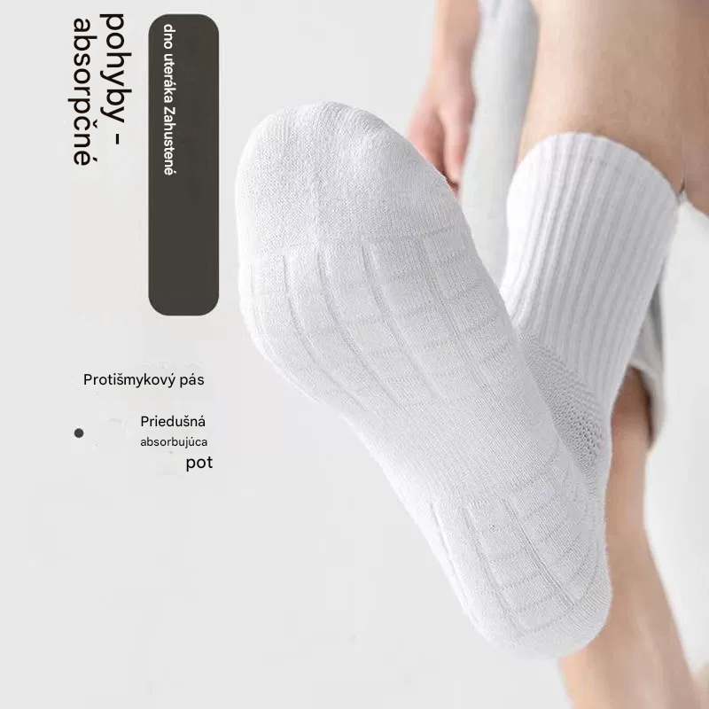 😍🧦【10 par】 Męskie długie skarpety sportowe, odprowadzające pot, amortyzujące, chroniące pięty, antyzapachowe, oddychające, odpowiednie do koszykówki i codziennych sportów.