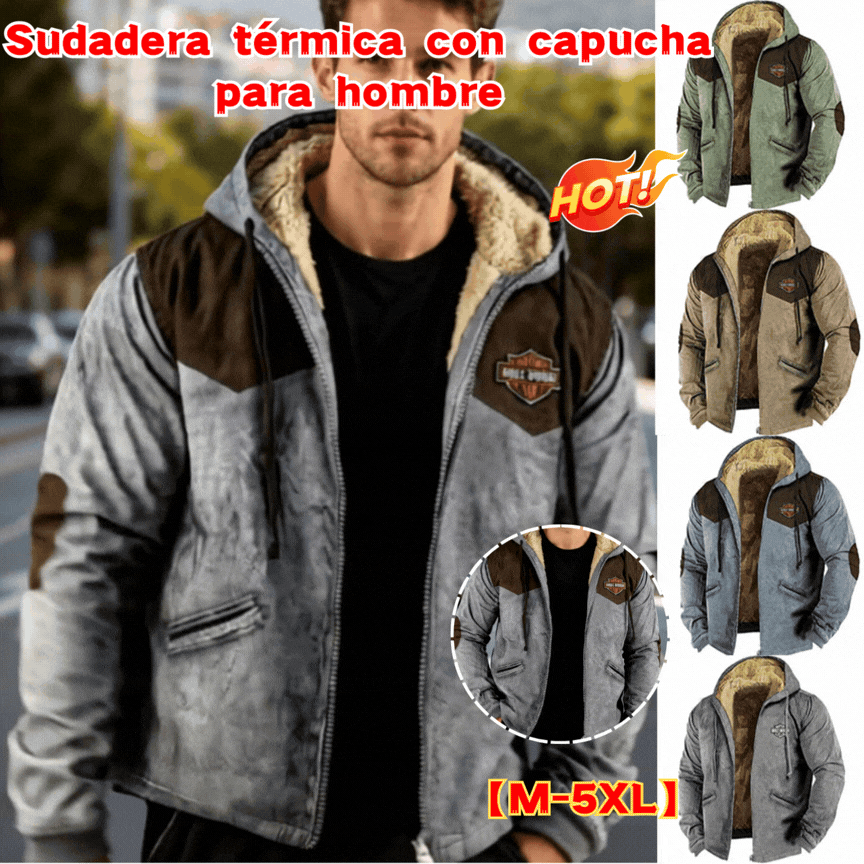 🔥💥【50 % popust】2026 Moška kapa z zadrgo – jesenska in zimska moda, odebeljena in topla, udobna za hladno vreme