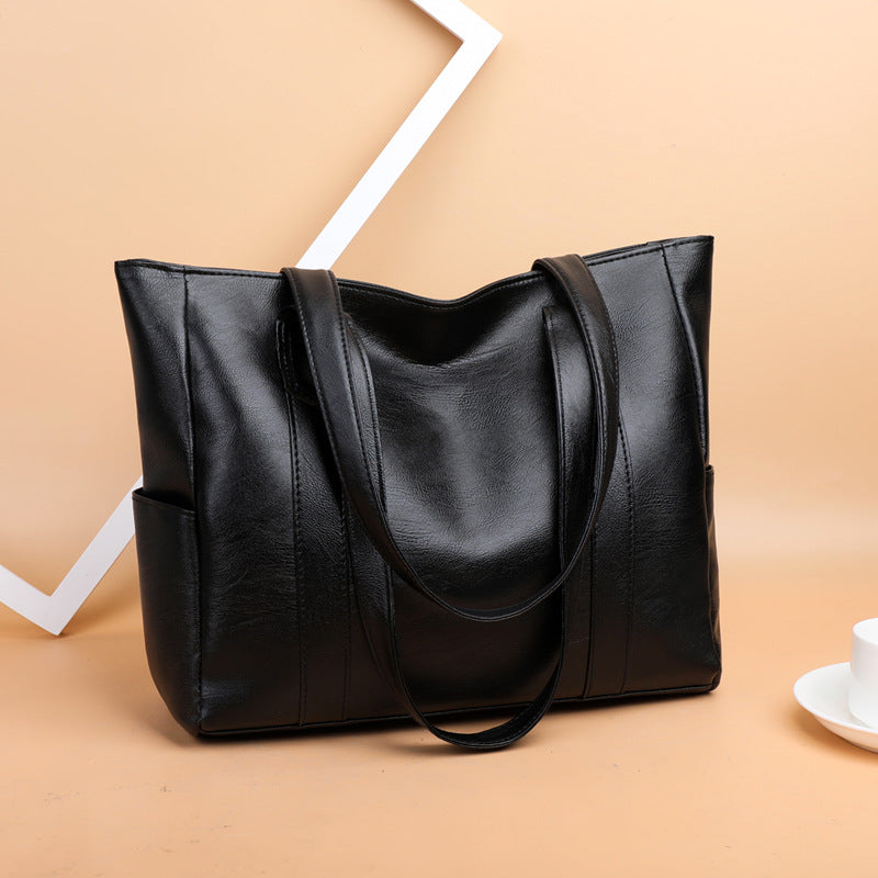 ✨👜【Limitovaná ponuka 50%】 Nová dámska kabelka z mäkkej kože, voľný štýl, veľká kapacita, módna a ľahko kombinovateľná