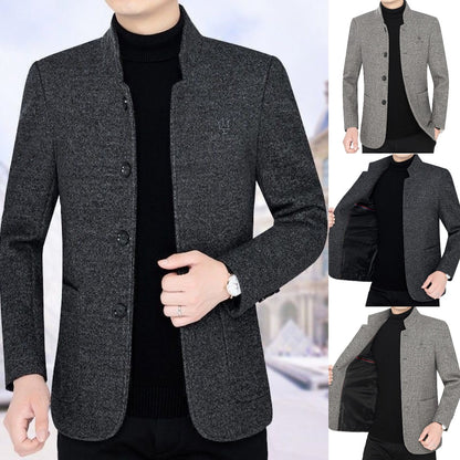 🔥 【Descuento por tiempo limitado -50%】Nueva chaqueta casual de hombre con solapa y forro de lana para otoño e invierno