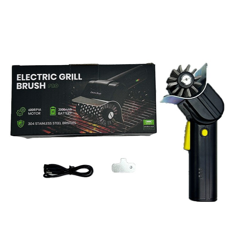 🔋🧹 Bezdrôtová elektrická čistiaca kefa na gril – lítiová batéria, multifunkčná, ľahko použiteľná 🔥🍖