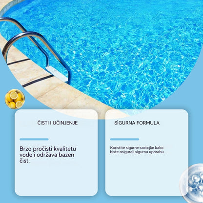 🔥【Kupite 1, dobijte 1 gratis】🏊‍♀️💧Tablete za čišćenje bazena za čistu i prozirnu vodu.