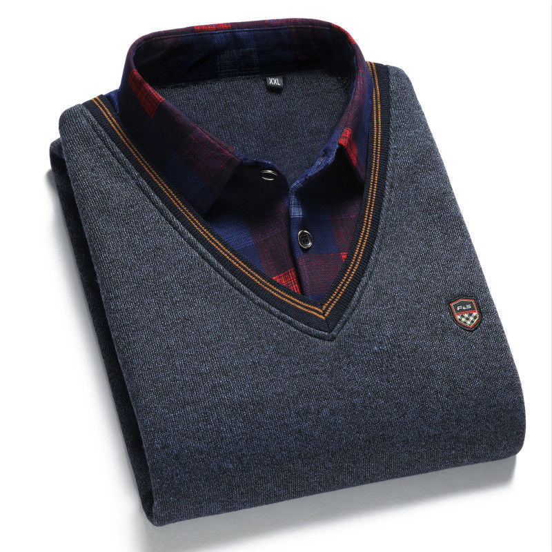 👔40%OFF--Krajnja ponuda za kraj godine[M-4XL] Muška pletena svilena košulja