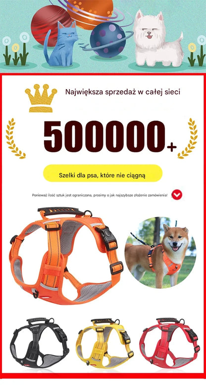 🐶【5-30KG】Szelki dla psa bez ciągnięcia dla zwierząt domowych