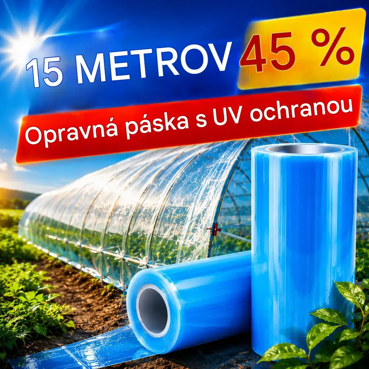 🌳👍【15M】🔥【45% zľava】🌳👍Super užitočná páska na opravu vonkajších kôlní--15 cm x 10 m / (1 rolka)