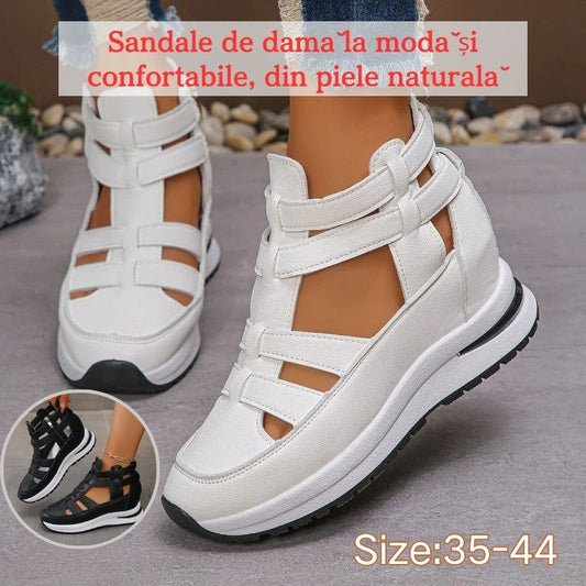 🌸【35-44】2026 Sandalias de mujer modernas y cómodas, hechas de cuero genuino