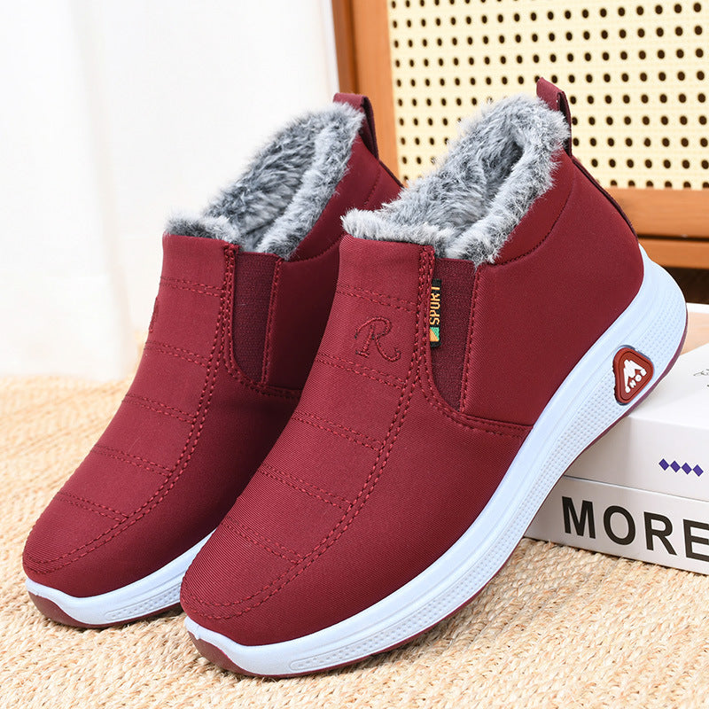 🔥【30%OFF】Flísové a zahustené🔥[35-41] Dámske teplé bavlnené nepremokavé zimné topánky 3771265