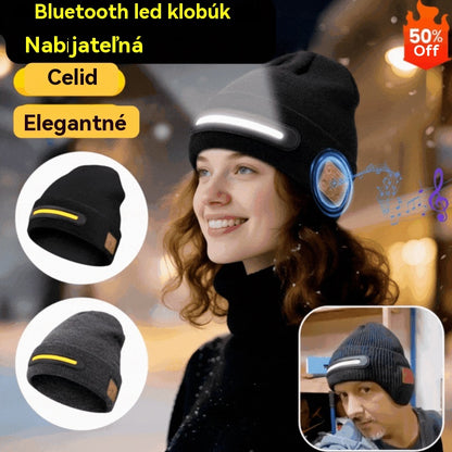 🔥49% TANIEJ🔥🧢Czapka LED z Bluetooth do ładowania，Pozostań w cieple💡