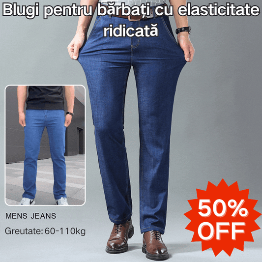🔥👖🔥【Cumpără 1, primești 1 GRATIS】Blugi bărbătești comozi, stil simplu