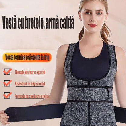👗🔥Creata cu talie dubla—caldura iarna + modelarea corpului!