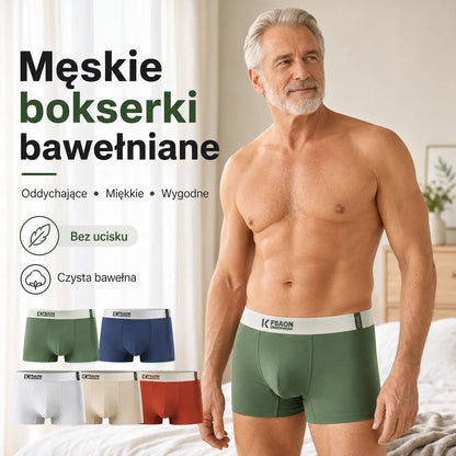 🌟【Balenie 6 kusov】【1 sada 28 eur】🧊 Pohodlné a priedušné pánske boxerky so stredne vysokým pásom