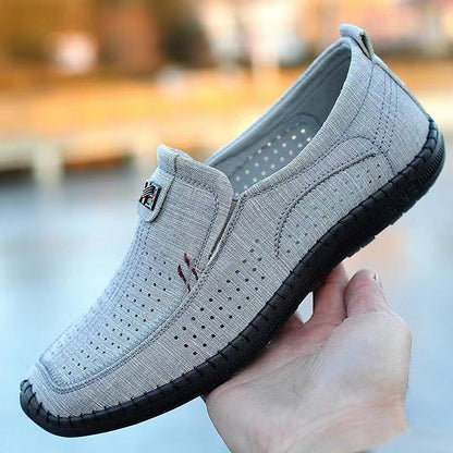 【39-44】Mokasyny męskie Wsuwane Wygodne Casual Materiał Oddychające