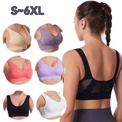 😍【Paquete de 3】Sujetador sin costuras para todas las tallas ❤️ Transpirable y refrescante 【40-120KG】