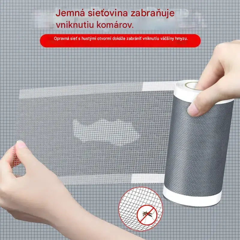 Kúpte si 5 metrov a získajte 5 metrov zadarmo. 【🔥10 metrov len za 21 €】Opravte diery v sieťkach proti hmyzu a pripevnite sieťku z nehrdzavejúcej ocele páskou.