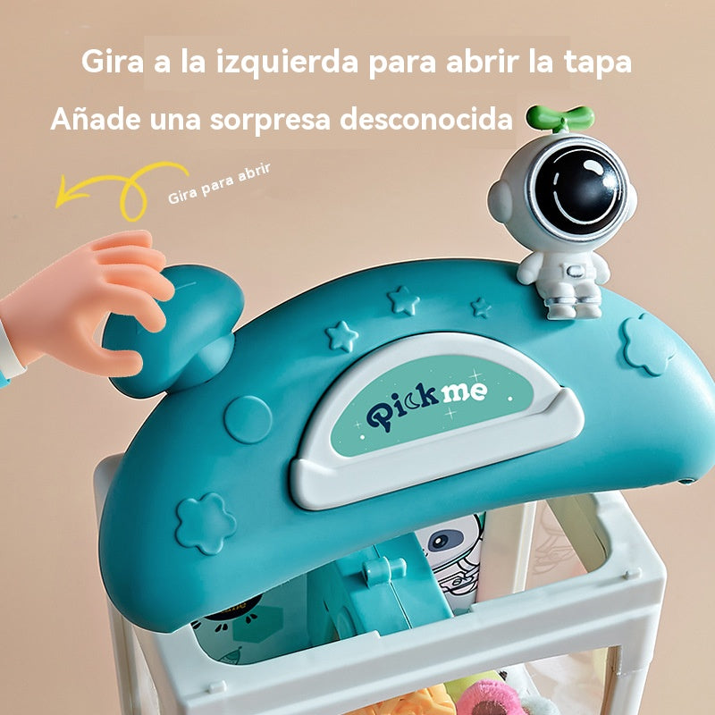 📢📢¡¡50% de descuento!!! 🎅 Linda máquina para apretar animales para niños 🎉 Contiene peluches y juguetes de cápsula🧸