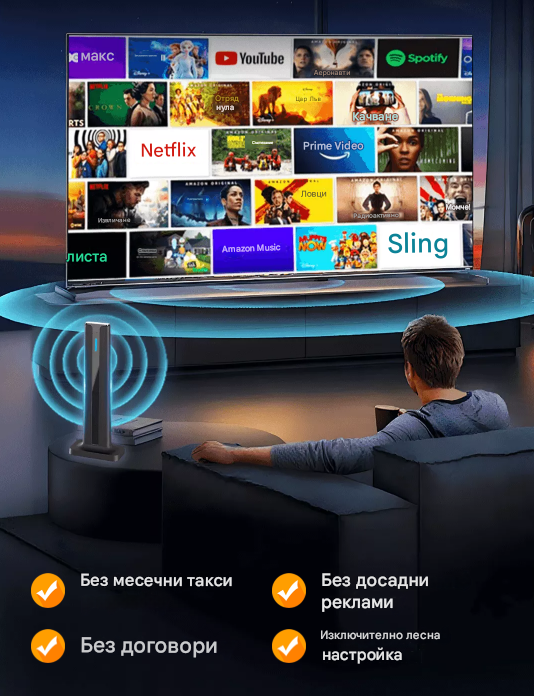 🔥50% ZNIŻKI🔥Wewnętrzny cyfrowy odbiornik telewizji HD🌐
