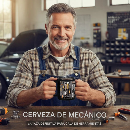 🔥【Compra 1 y llévate 1 gratis】☕ La Taza Definitiva del Kit de Herramientas del Mecánico