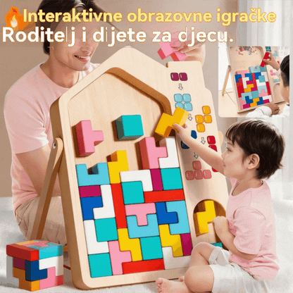 🔥🌈【Ograničena ponuda 50%】2025 Novi Tetris dječja edukativna slagalica i građevinska igračka