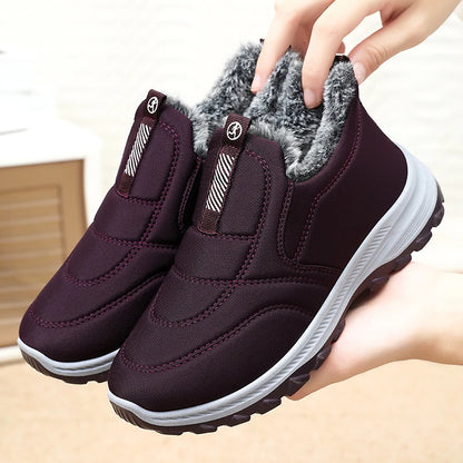🔥🎉【50% de descuento】Zapatos de invierno para mujer, impermeables y cálidos con forro afelpado