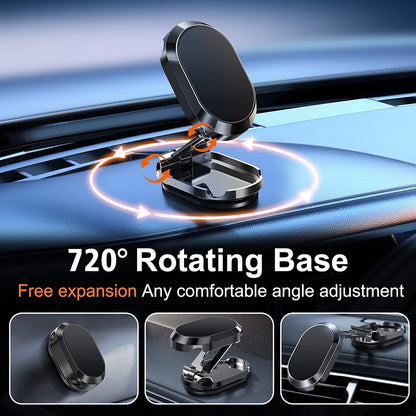 🔥✨【Oferta limitada 50%】Soporte magnético plegable para teléfono de coche📱🚗