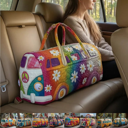 Bolsa de viaje acolchada Hippie Van