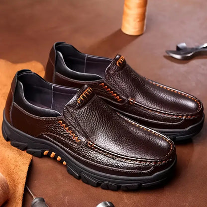 👞【Nowość -50%】 Nowe jesienne męskie buty biznesowe ze skóry naturalnej
