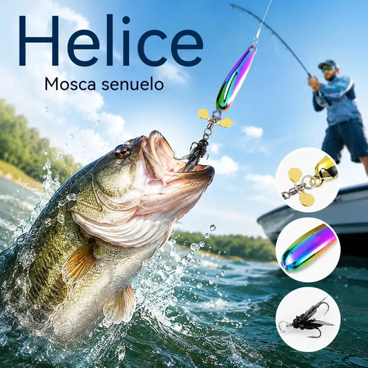 🐟【Kúpte 3 a získajte 3 zadarmo】【Balenie 6 kusov】🎣✨ Trblietavá muška | Lepšia na dlhé hody, ľahšie sa zahákne
