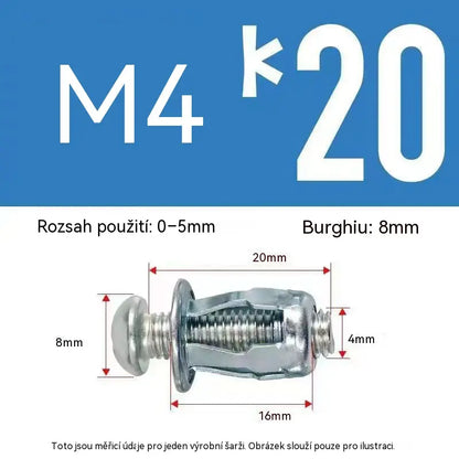 🔥Ponuka za polovičnú cenu 【100 ks】 Rozpínacie matice / Nitovacie matice M4/M5/M6