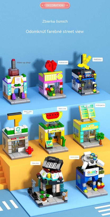 🏙️🧩【50% zľava po obmedzenú dobu】 Kompatibilné s LEGO mini city street scene stavebnými blokmi vzdelávacích stavebných hračiek