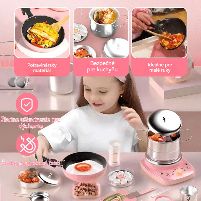 🎁🍳【50% ZĽAVA】Nová detská mini kuchynka – ideálny darček pre deti