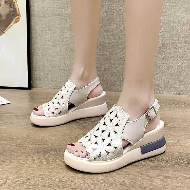 🔥【50% OFF】🔥【35-40】Retro členkové čižmy s mäkkou podrážkou a sandále