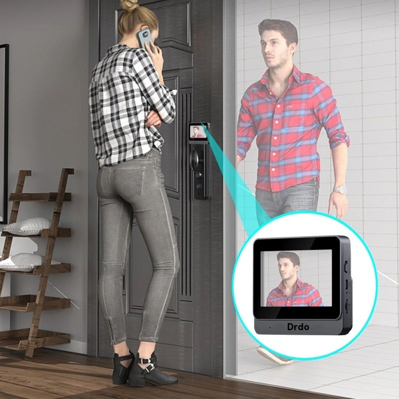 🔥 Bezdrátová kamera se zvonkem: 1080P HD, širokoúhlý objektiv 75°, vodotěsná, vhodná pro venkovní použití, s funkcí infračerveného nočního vidění.