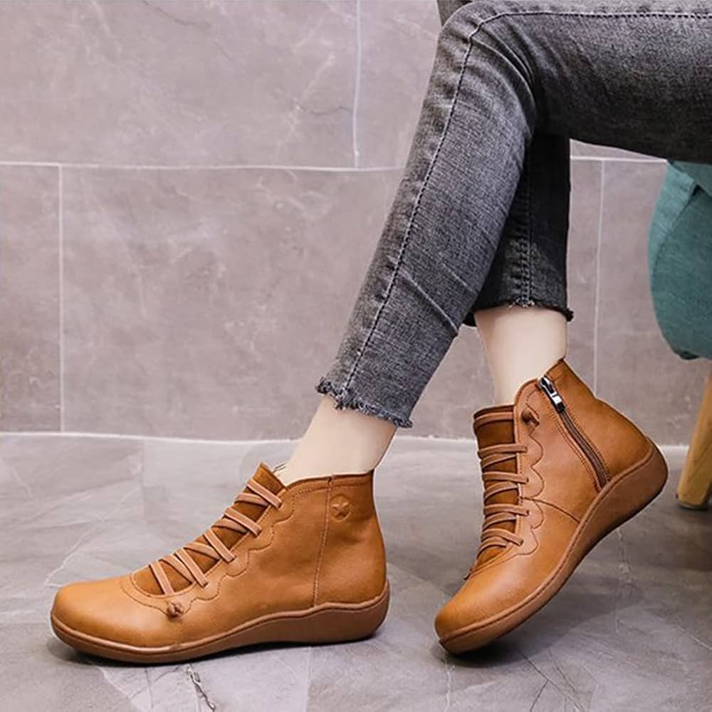 🔥【50% de descuento!】【Tallas 35-43】Nuevas zapatillas anchas de invierno para mujer botines casuales.