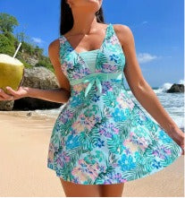 ✨【S-6XL】Costum de baie elegant cu imprimeu, perfect pentru femei de toate formele