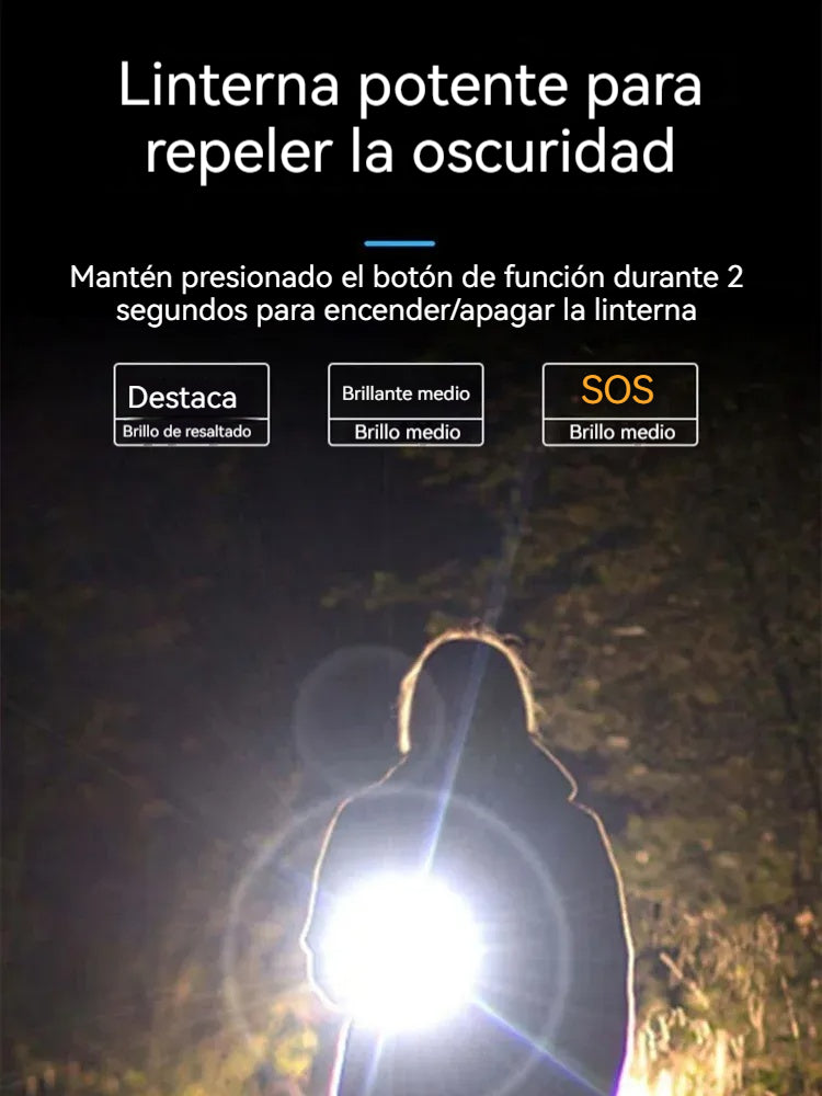 🎁🎁Linterna de autodefensa de arco 2 en 1
