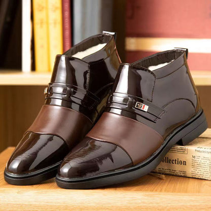 👞🌞【Sezonowa Promocja -50%】Eleganckie, Wygodne i Ciepłe Buty Skórzane dla Mężczyzn