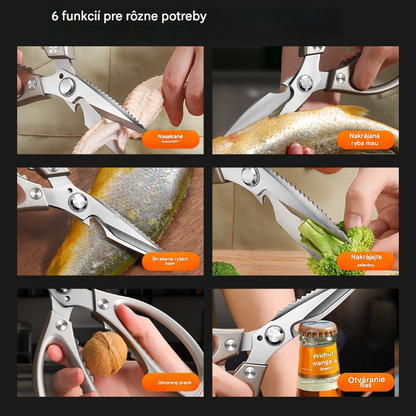 🔥Nové vylepšenie🍖 Multifunkčné, vysoko výkonné kuchynské nožnice ✂️👨‍🍳