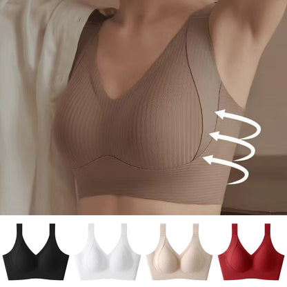 😍【40-95 kg】【Paquete de 2】Sujetador inalámbrico de una pieza para mujer❤️