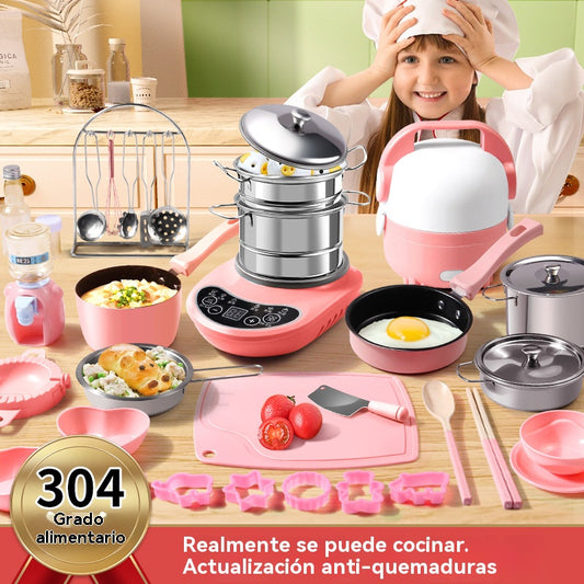 🎁【El regalo perfecto para niños】🍳 Mini juguetes de cocina para niños