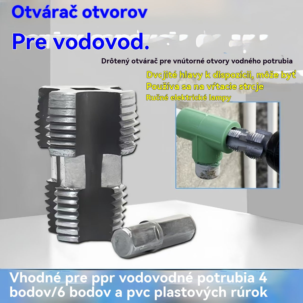 🛠️【Vnútorný závitník na rúry + vonkajší závitník】⚙️🔩 Príslušenstvo na rezanie závitov