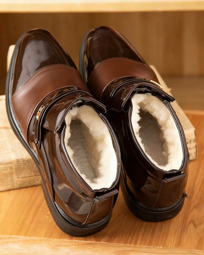 👞🌞【Sezonowa Promocja -50%】Eleganckie, Wygodne i Ciepłe Buty Skórzane dla Mężczyzn
