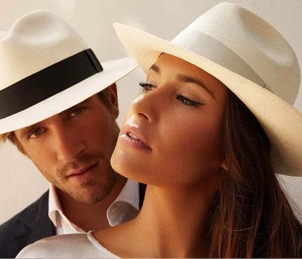 🌴👒【56-58cm】Ručne tkaný palmový klobúk z Ekvádoru.
