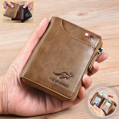 🔥50%OFF 🔥Cartera antimagnética 2026 para hombre Cartera de cuero suave de gran capacidad