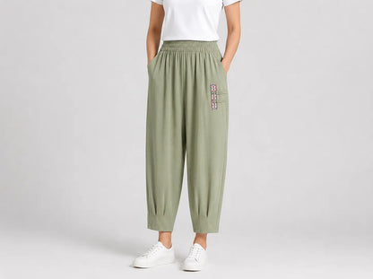 【M–4XL】 👖 Lagane i prozračne ljetne pamučno-lanene hlače – moderne ležerne hlače do gležnja