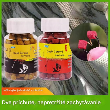 🎣【Rybárčenie za pár sekúnd】【5 fliaš】Čerstvé granule návnady zo živočíšnych bielkovín