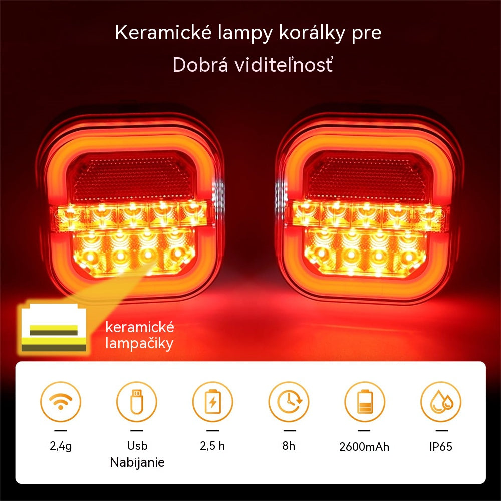 【Univerzálne 12V/24V】🚦 LED svetlá pre prívesy