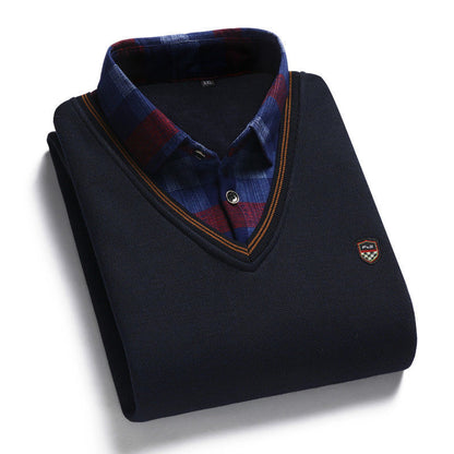 👔40%OFF--Krajnja ponuda za kraj godine[M-4XL] Muška pletena svilena košulja