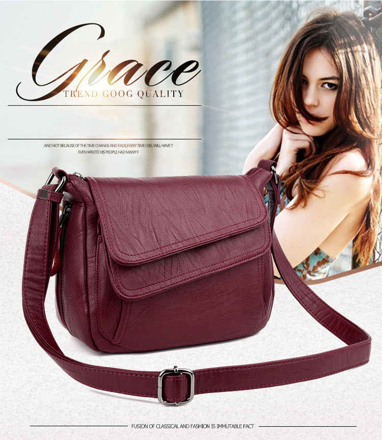 ✨👜 【Descuento limitado -50%】Nuevo bolso de hombro de cuero suave para mujer
