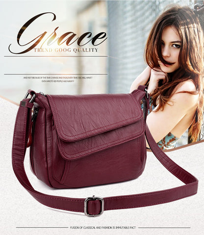 ✨👜 【Descuento limitado -50%】Nuevo bolso de hombro de cuero suave para mujer